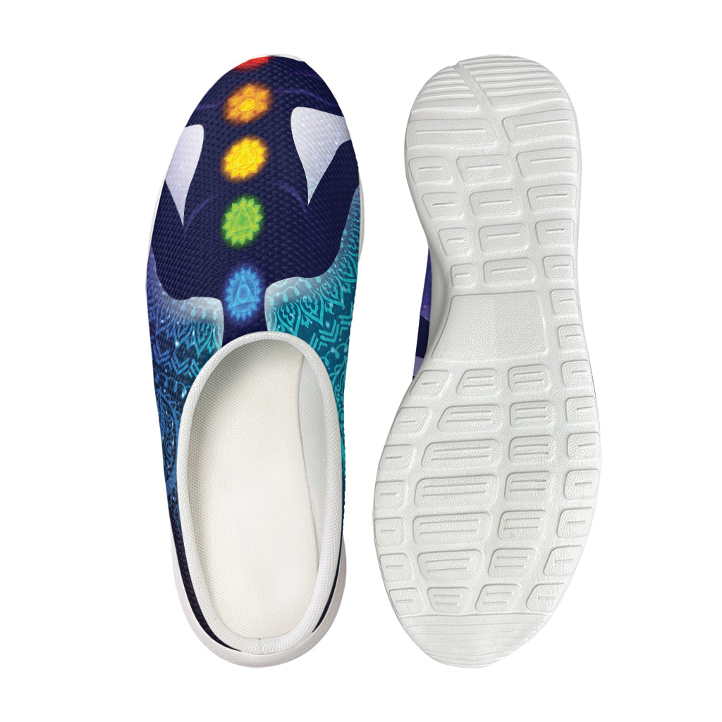 Nine Chakras Aura Print Mesh Casual Shoes
