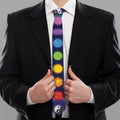 Nine Chakras Aura Print Necktie