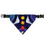 Nine Chakras Aura Print Over The Collar Dog Bandana