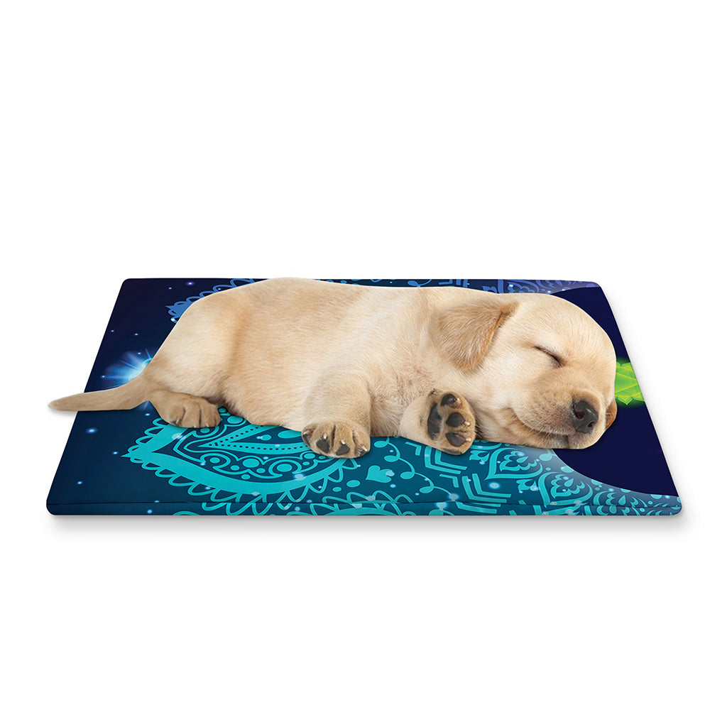 Nine Chakras Aura Print Pet Cooling Mat Cover