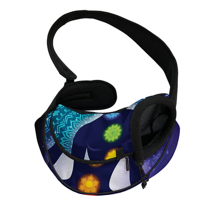 Nine Chakras Aura Print Pet Sling Carrier