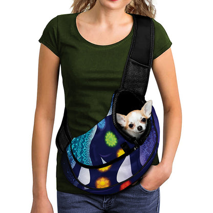 Nine Chakras Aura Print Pet Sling Carrier