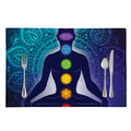 Nine Chakras Aura Print Placemat
