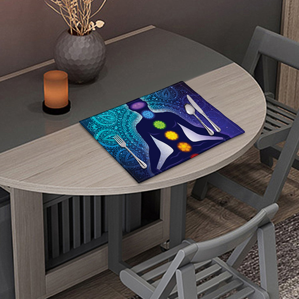 Nine Chakras Aura Print Placemat