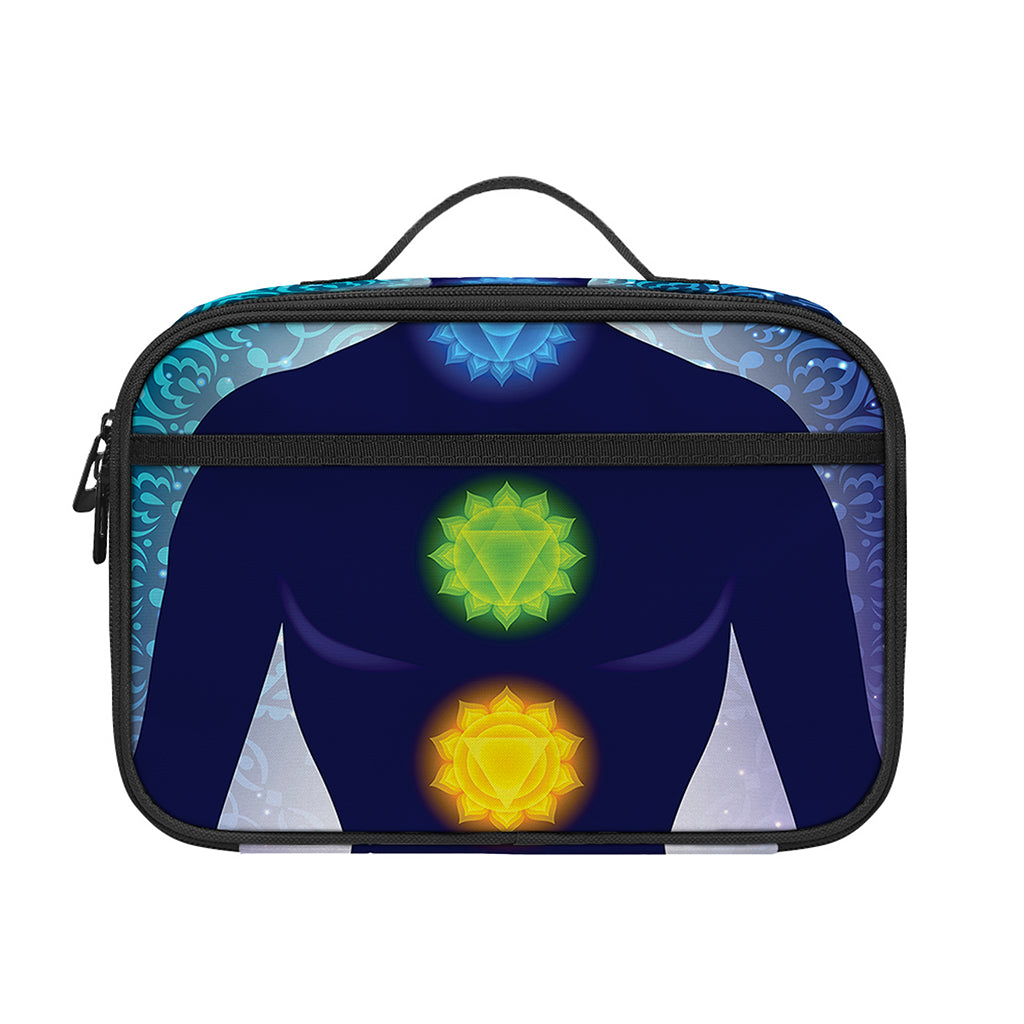 Nine Chakras Aura Print Portable Lunch Bag