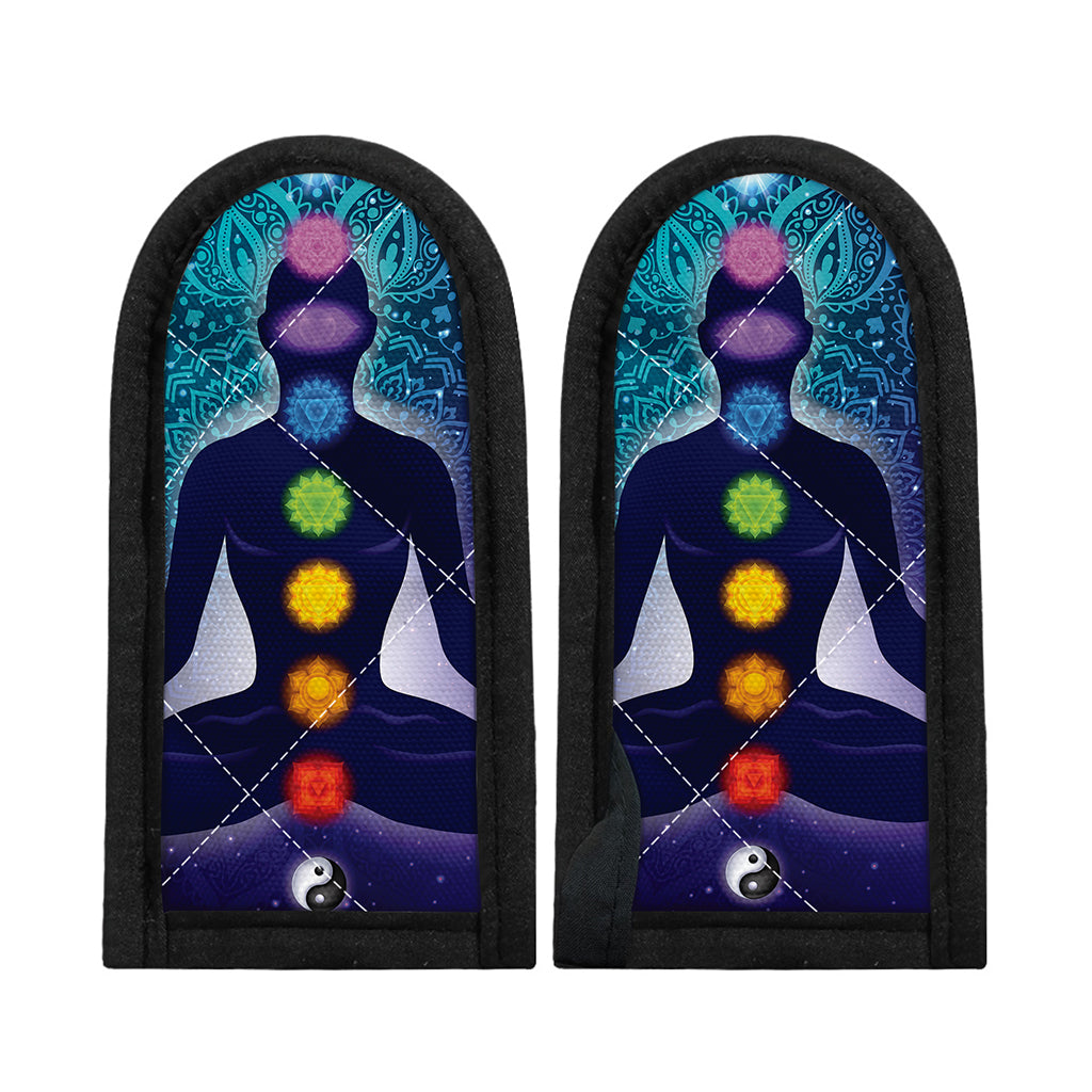 Nine Chakras Aura Print Skillet Handle Cover