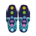 Nine Chakras Aura Print Slippers