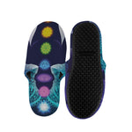 Nine Chakras Aura Print Slippers