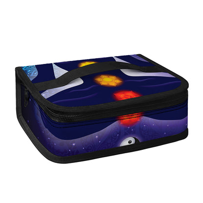 Nine Chakras Aura Print Small Lunch Bag