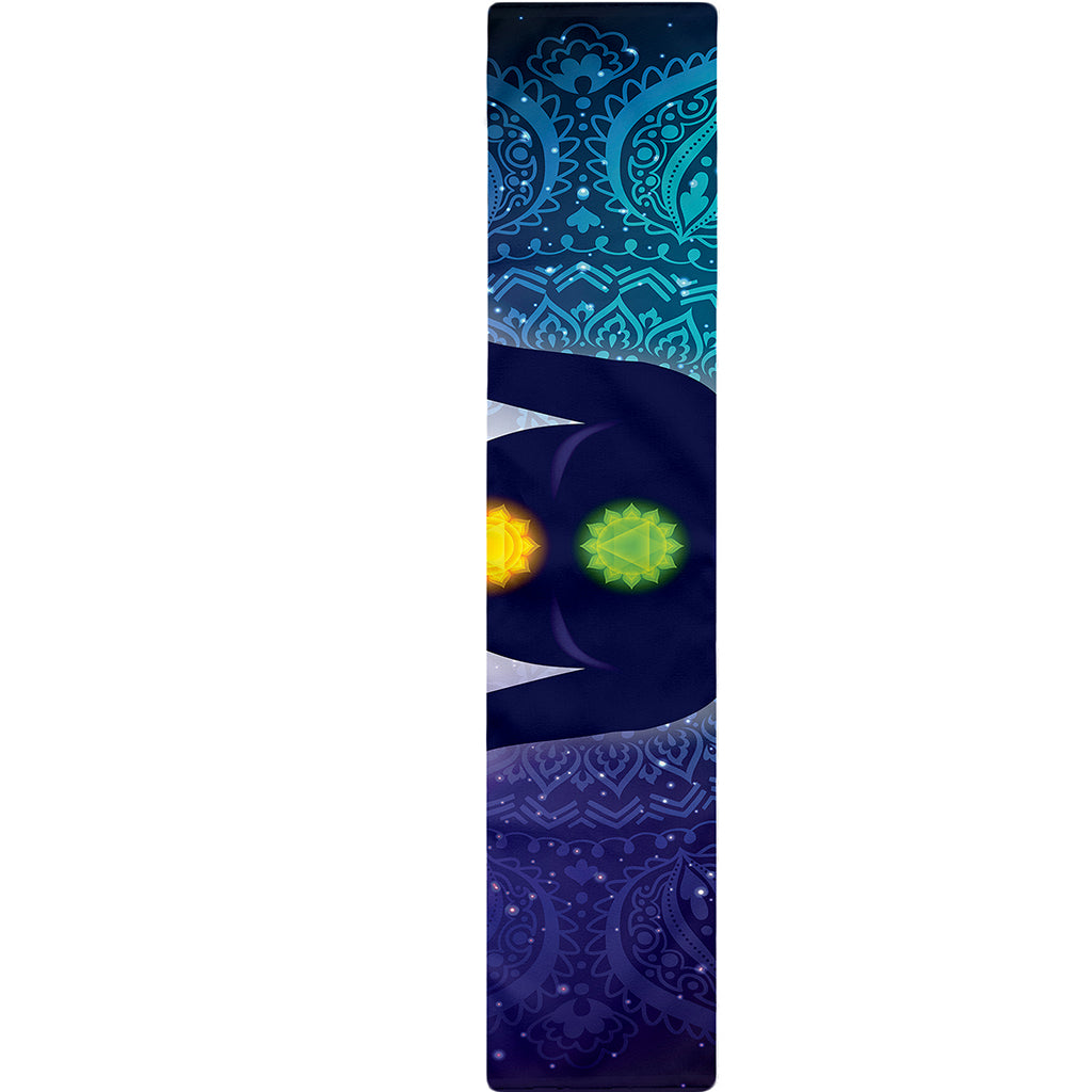 Nine Chakras Aura Print Table Runner