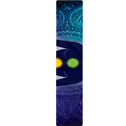 Nine Chakras Aura Print Table Runner