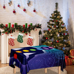 Nine Chakras Aura Print Tablecloth