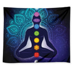 Nine Chakras Aura Print Tapestry