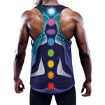 Nine Chakras Aura Print Training Tank Top