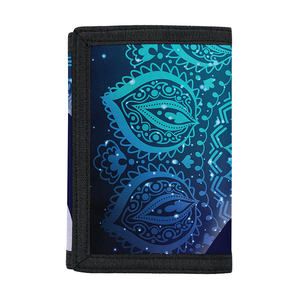 Nine Chakras Aura Print Trifold Wallet