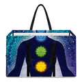 Nine Chakras Aura Print Utility Tote Bag