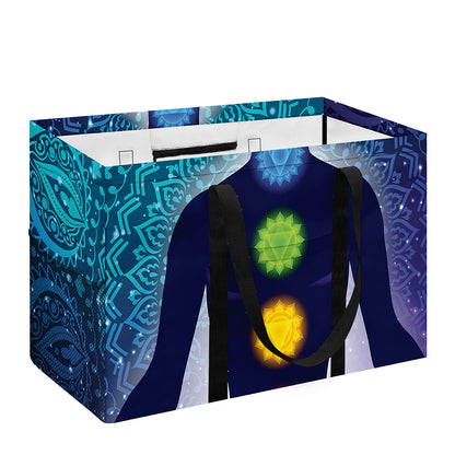 Nine Chakras Aura Print Utility Tote Bag