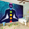Nine Chakras Aura Print Wall Sticker