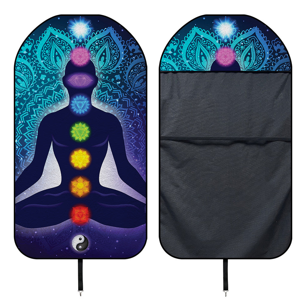 Nine Chakras Aura Print Waterproof Car Seat Cover