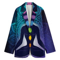 Nine Chakras Aura Print Women's Blazer