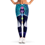Nine Chakras Aura Print Women's Leggings