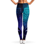 Nine Chakras Aura Print Women's Leggings