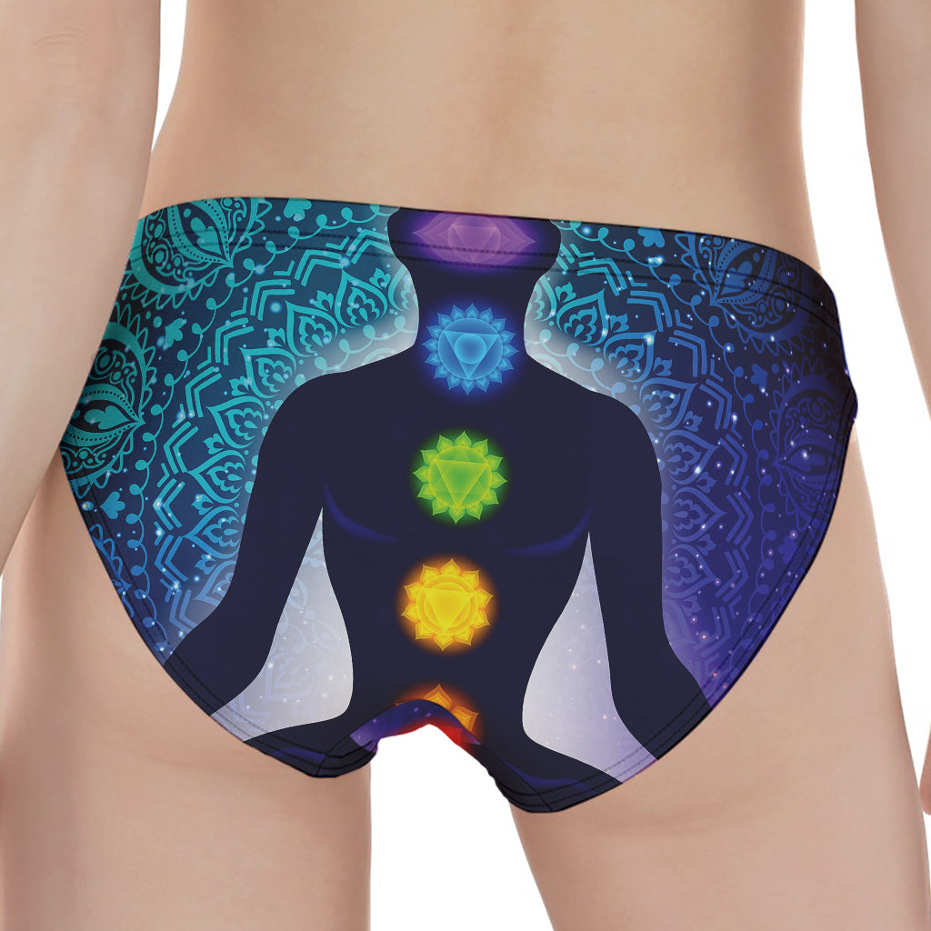 Nine Chakras Aura Print Women's Panties