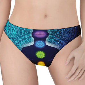 Nine Chakras Aura Print Women's Thong