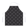 Ninja Shuriken Pattern Print Adjustable Apron