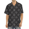 Ninja Shuriken Pattern Print Aloha Shirt