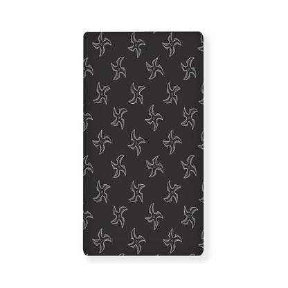 Ninja Shuriken Pattern Print Baby Crib Sheet