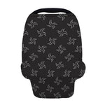 Ninja Shuriken Pattern Print Baby Seat Cover