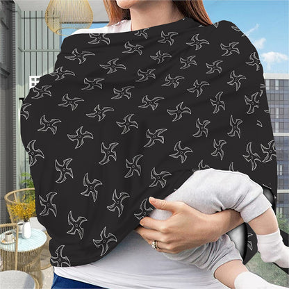 Ninja Shuriken Pattern Print Baby Seat Cover