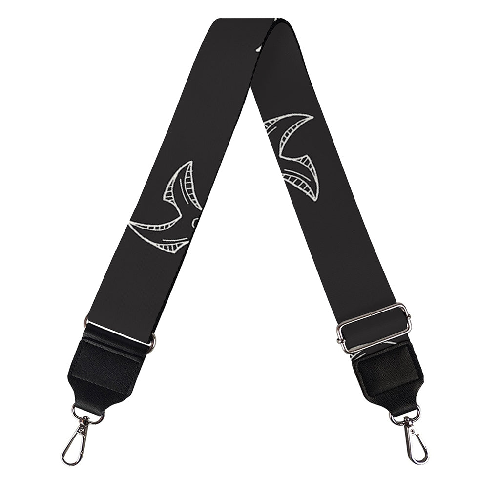 Ninja Shuriken Pattern Print Bag Strap