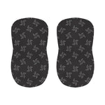 Ninja Shuriken Pattern Print Bar Stool Covers