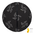 Ninja Shuriken Pattern Print Basketball