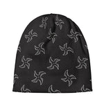 Ninja Shuriken Pattern Print Beanie
