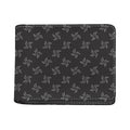 Ninja Shuriken Pattern Print Bifold Wallet