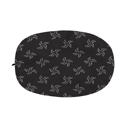 Ninja Shuriken Pattern Print Car Side Mirror Covers