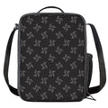 Ninja Shuriken Pattern Print Crossbody Lunch Bag