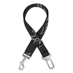 Ninja Shuriken Pattern Print Dog Seat Belt