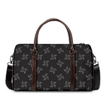 Ninja Shuriken Pattern Print Duffle Bag