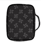 Ninja Shuriken Pattern Print Front Pocket Bible Bag