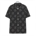 Ninja Shuriken Pattern Print Hawaiian Shirt