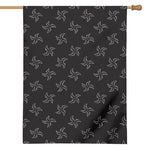 Ninja Shuriken Pattern Print House Flag
