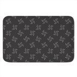 Ninja Shuriken Pattern Print Indoor Door Mat