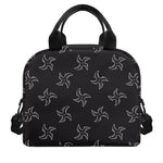 Ninja Shuriken Pattern Print Insulated Lunch Bag
