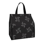 Ninja Shuriken Pattern Print Insulated Lunch Tote