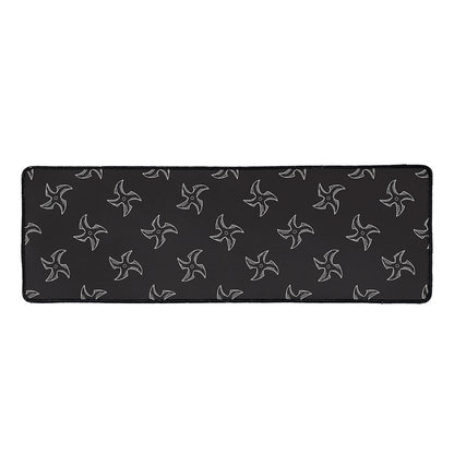 Ninja Shuriken Pattern Print Long Kitchen Mat