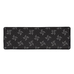 Ninja Shuriken Pattern Print Long Kitchen Mat